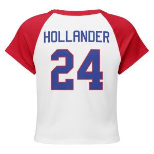 Hollander Women’s micro rib raglan baby tee