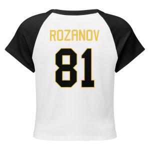Rozanov Women’s micro rib raglan baby tee