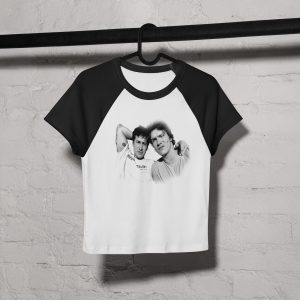 Conson Women’s micro rib raglan baby tee