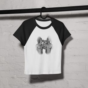 Conson Baby Women’s micro rib raglan baby tee