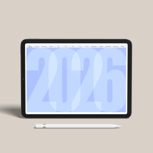 2026 Digital Planner – Periwinkle Edition